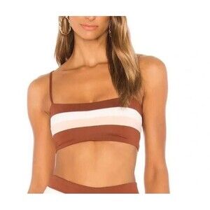 NEW NWT Multicolored Sz 10 Beach Pool Removeable Pads Bikini Top JILLUMI